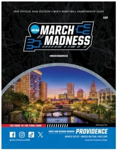 2025 Men's D1 Basketball Program 1st 2nd Regional Rounds PROVIDENCE FINAL FOUR - Picture 1 of 1