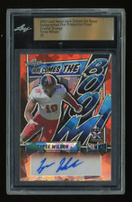 1/1 2023 Leaf Metal Production Proof Tyree Wilson Auto Autograph RC RAIDERS