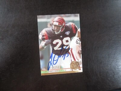 1994 Ultra # 358 Louis Oliver Autograph Signed Auto Card (M2) Cincinnati Bengals - Image 1 of 2