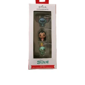 hallmark stitch 3er Set Mini Christbaumschmuck Disney Lilo And Stitch - Bild 1 von 7