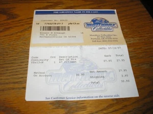 Nice Lot of 11 Vintage Matchbox Yesteryear Fire Engine Series Shipping Receipts - Picture 1 of 11