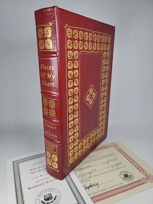 EASTON PRESS Robert Wagner PIECES OF MY HEART SIGNED FIRST EDITION #498/1275 COA - Image 1 of 4