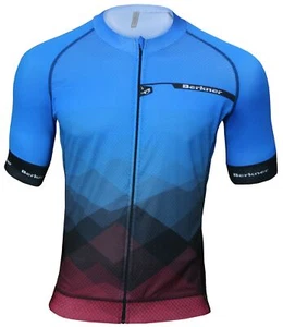 Berkner - Pablo - Fahrradtrikot, Radshirt in blau mit Silberionen bis Übergröße  - Picture 1 of 3