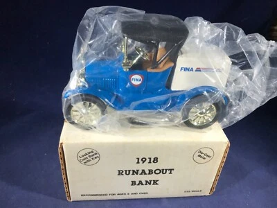 BANCO FUNDIDO A PRESIÓN ESCALA 1:25 E1-71 ERTL - 1918 RUNABOUT - NUEVO EN CAJA - FINA - GAS / PETRÓLEO Foto 1 de 4