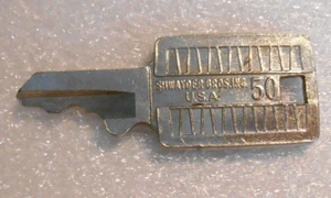 Vintage Original Shwayder SAMSONITE Luggage Suitcase Suit Case Key # 50 - Picture 1 of 2
