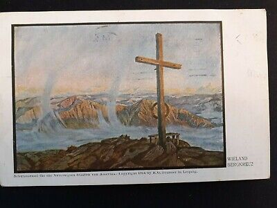 Alte Postkarte 1916 - Wieland Bergkreuz - Feldpost - Gelaufen • 3.67€