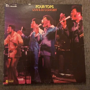 The Four Tops, Live & in concert, 1s US Dunhill 1974 - EX / vg+ - Picture 1 of 4