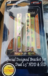Bytecc Computer Drive Mount Kit BRACKET-25350 allows two 2.5in  drive to 3.5in - Picture 1 of 2