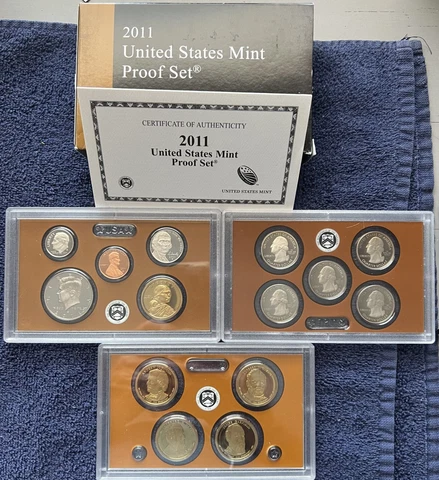 2011-S United States Mint Silver Proof Set Cover