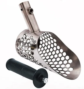 CooB Stainless Steel Sand Scoop Metal Detector Detecting Hunting Tool Scout v2 - Picture 1 of 7