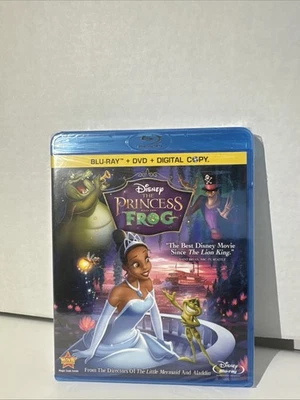 The Princess and the Frog (Blu-ray/DVD, 2010, 3-Disc Set) Brand New No Slipcover - Image 1 of 4
