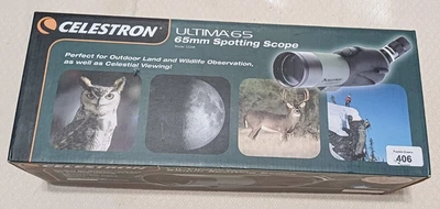 Celestron Cannocchiale ULTIMA 65, zoom 18-55 x 65. Pratic. nuovo, mint boxed - Immagine 1 di 3