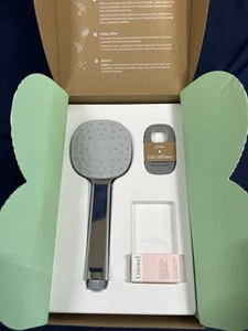 Cabezal de ducha y masajeador de cuero cabelludo filtrado de mano con dosel - alta presión - Imagen 1 de 5