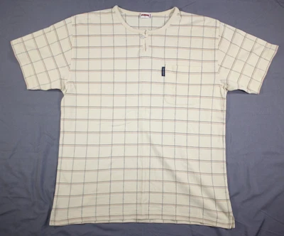 Camiseta McGregor De Colección Para Hombre L Malla de Algodón Manga Corta Lazo de Campamento Delgada Amarilla Foto 1 de 4