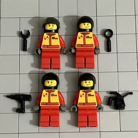 LEGO CITY: Monster Truck Transporter (60027) Lot Of 4 Minifigures D2 4