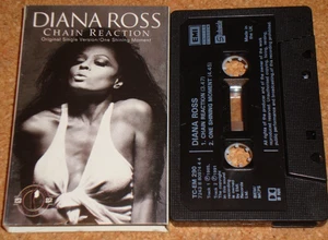 DIANA ROSS - Chain Reaction - 1991 reissue cassette tape single cassingle - Picture 1 of 1