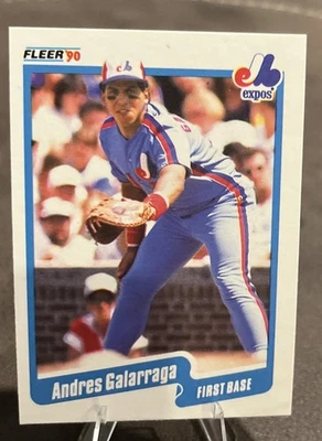 1990 Fleer - Andres Galarraga #345 - Image 1 of 2