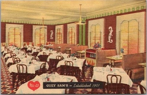 Postal de CHICAGO Illinois "GUEY SAM'S Chinese Restaurant" Curteich Linen / 1944 - Imagen 1 de 2