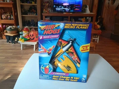Vintage Air Hogs Quick Charge E Charger Micro Plane Spin Master NOS 1999 - Image 1 of 3