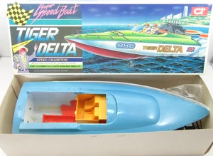 Speedboot Tiger Delta Idea Model Co. Plastik Modellbausatz 18 cm lang Vintage - Bild 1 von 10