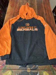 Reebok Cincinnati Bengals NFL Pullover Hoodie Men's Size Large Football - Picture 1 of 9