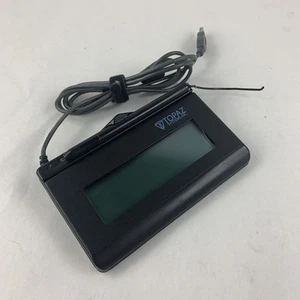 Topaz T-L462-HSB-R USB Signature Pad 1X5" w/ Stylus Small Crack On Screen Tested - Photo 1/8