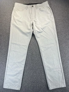 Bonobos Golfhose Herren 32 x 30 grau sportliche Passform Performance Stretch flache Vorderseite - Bild 1 von 9