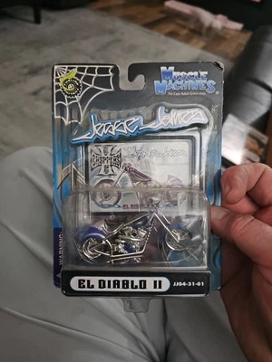 Muscle Machines Jesse James West Coast Choppers El Diablo II Motorcycle 1:31 New - Image 1 of 4