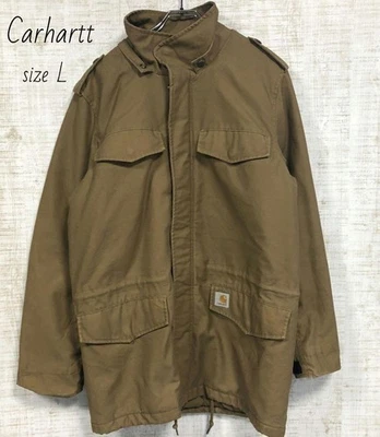 Chaqueta Carhartt Outerwear Blusa OnePoint Logo Marrón Para Hombre De Japón - Imagen 1 de 4