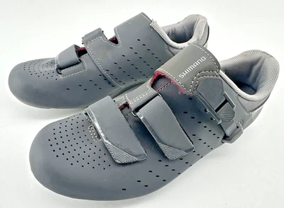 Shimano Womens Size 7.8 40 Gray 3-Bolt Road Cycling Shoes SHRP301W G01 W - Image 1 of 4
