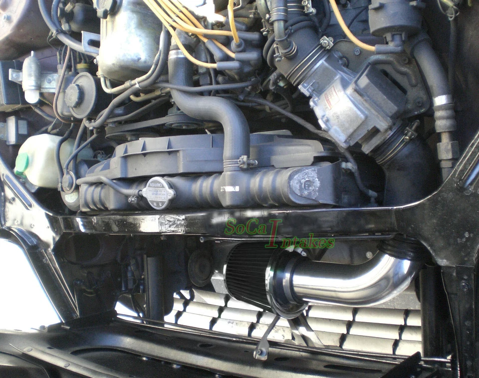 Kit de admisión de aire frío negro para Nissan Datsun 280Z 280ZX 1975-1983 2,8 L I6 NT Foto 1 de 1