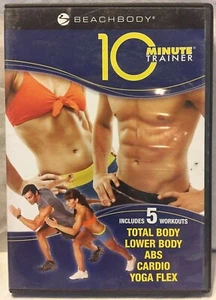 Tony Horton 10 Minute Trainer 5 workout 2-DVD set yoga flex total body cardio ab - Imagen 1 de 4