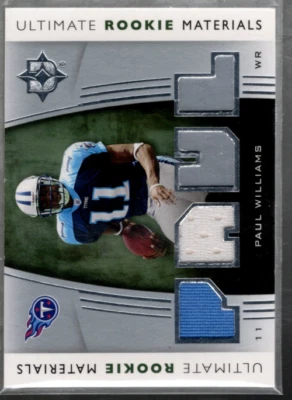 B4217- 2007 Ultimate Collection Rookie Materials Silver #URMPW Paul Williams Jsy - Image 1 of 2