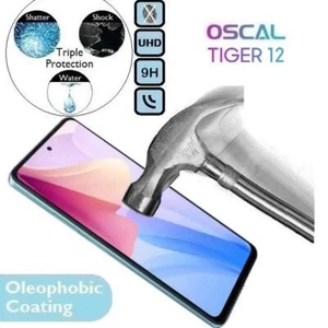 100% Genuine Tempered Glass 9H Screen Protector Ocsal Tiger12 For Oscal Tiger 12 - Picture 1 of 2