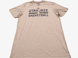 ADIDAS NBA UTAH JAZZ AEROKNIT CLIMACOOL PERFORMANCE SHIRT SIZE LT - Picture 1 of 2
