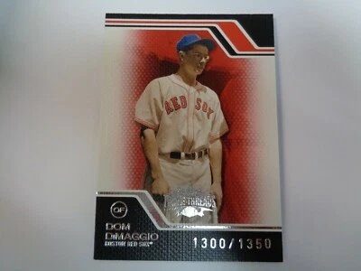 2008 Topps Triple Threads Dom DiMaggio Card #91 Serial #1300/1350 - Image 1 of 2