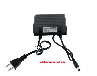 outdoor Power Supply AC/DC 12V/2A Adapter for dahua Hikvision etc CCTV IP Camera - Image 1 of 4