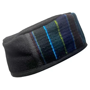Cappellino da fumo nero in lana nepalese fatto a mano, misura 61 cm, extra large - Foto 1 di 7