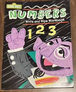 Sesame Street Numbers Write And Wipe Workbook, 2015 - Picture 1 of 5