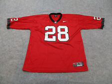 Georgia Bulldogs Jersey Mens Large Red Nike Team Adult College Football