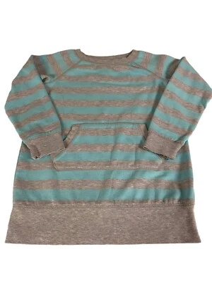 Sudadera Gapkids Niñas Talla S 6/7 Azul/Gris Manga Larga, Rayas Foto 1 de 4