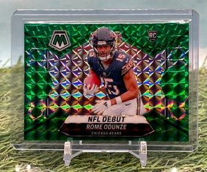 2024 Panini Mosaic- NFL Debut Green Mosaic Prizm #281 Rome Odunze - Picture 1 of 2