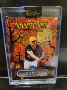 2025 Wild Card Haunted Hits Paul Skenes Orange Boo! 3/4 SP - Bild 1 von 2