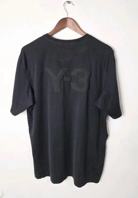 Y-3 Adidas Wisely Back Logo T-shirt Yohji Yamamoto Size Large Grail Rare - Image 1 of 4