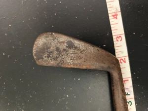 Hickory Shaft Golf Club Hoylake Special Mid Iron 38" Antique Collectible - Picture 1 of 8