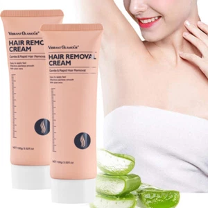 2PCS Hair Removal Cream Painless Depilatory for Full body, back, legs,Face 120ml - Picture 1 of 15