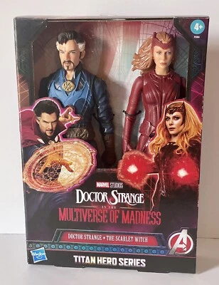 Marvel Avengers Titan Hero Series 2pk Doctor Strange and The Scarlet Witch Nuevo Foto 1 de 4