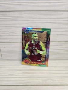 '94 Topps Finest NBA Kevin Duckworth #187 Washington Bullets Card w/Soft Sleeve - Picture 1 of 2