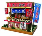 昭和屋台キット たこやき屋 Handcraft kit Billy's Takoyaki shop doll house Miniature New