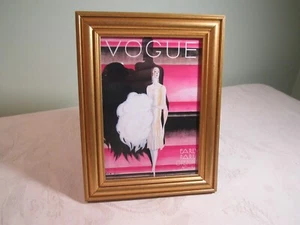 Vintage October 1925 Vogue Magazine Cover Framed Color Picture Re-Print W Bolin - Imagen 1 de 9